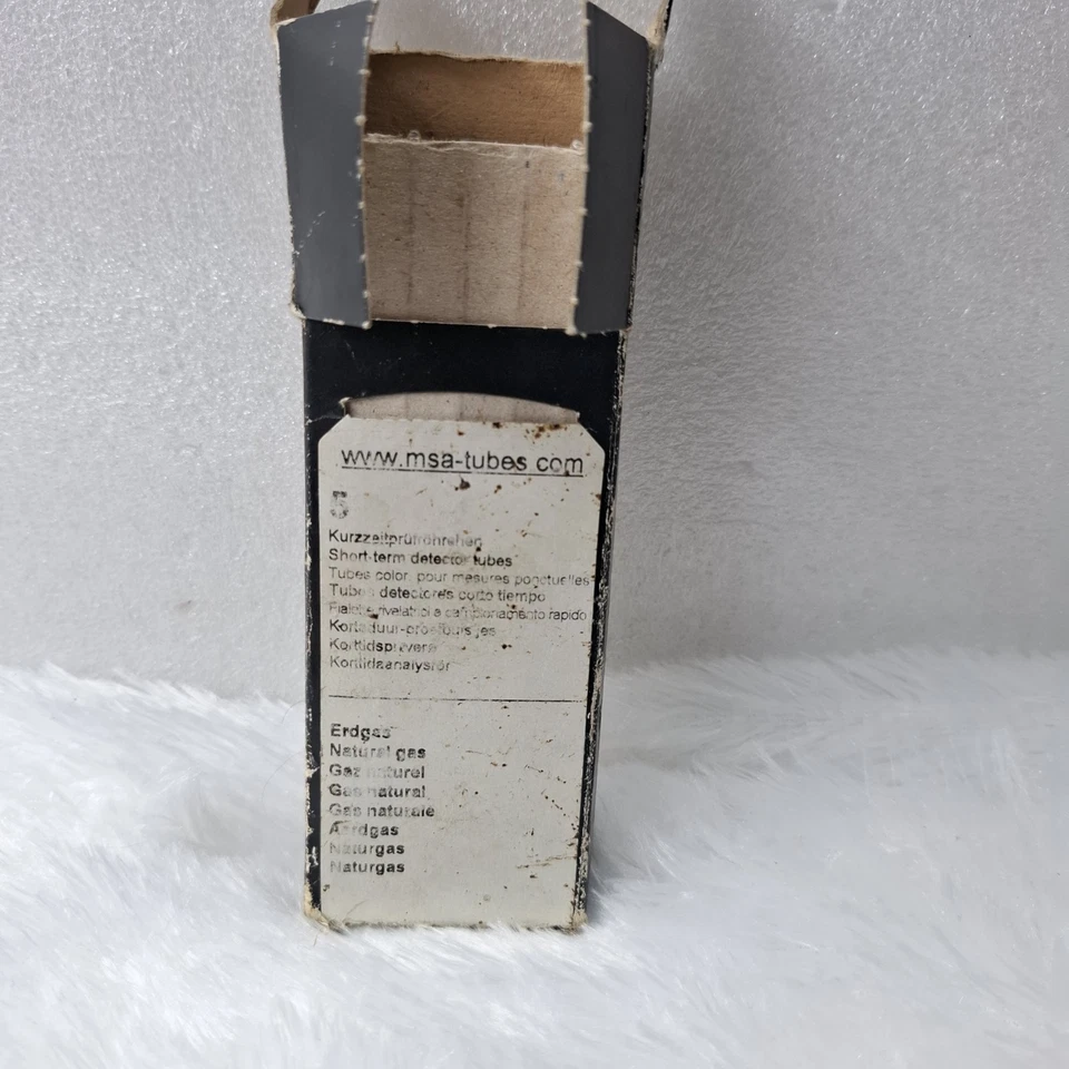 MSA AUER Natural Gas Detector Tubes Part No. 655789-LOT OF 9 Ind. Gas Testing